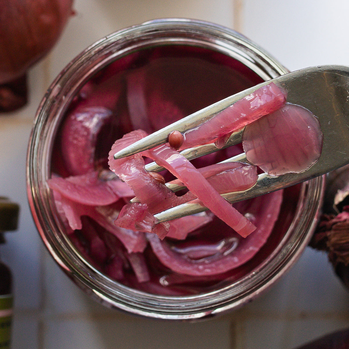 Pickle Me Twice. Both Jars of our Sliced Pickled Onions.