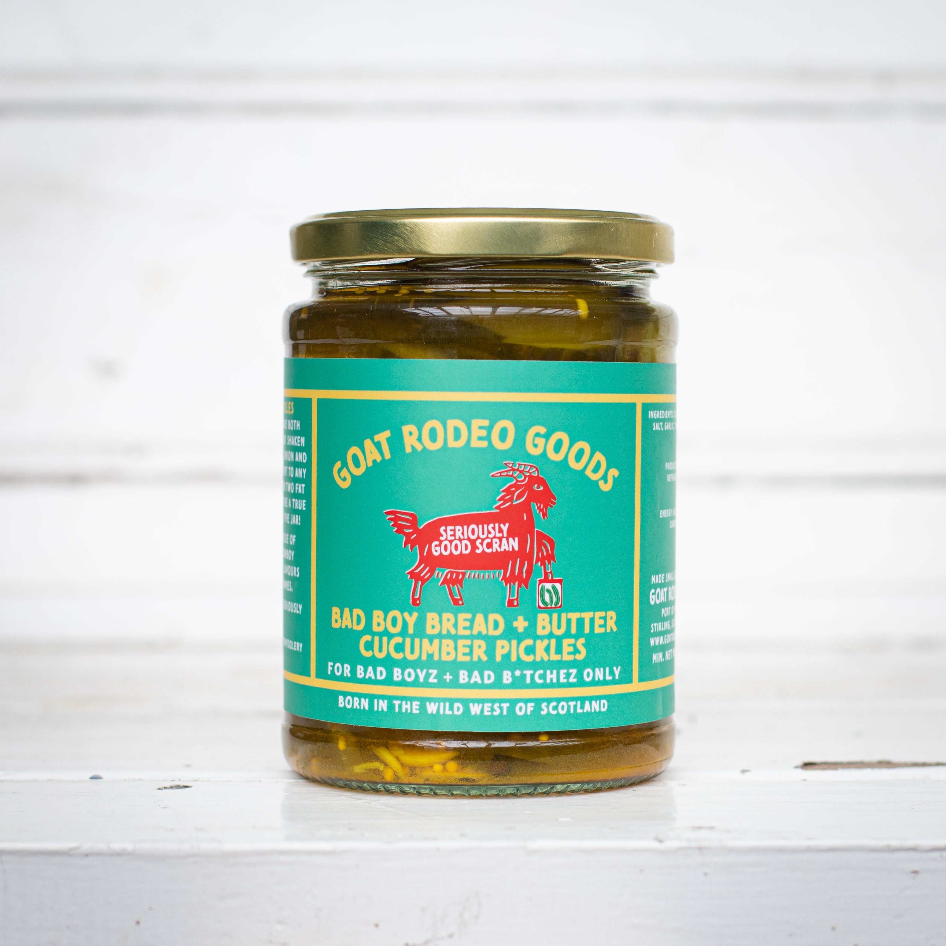 Bad Boy Bread and Butter Cucumber Pickles