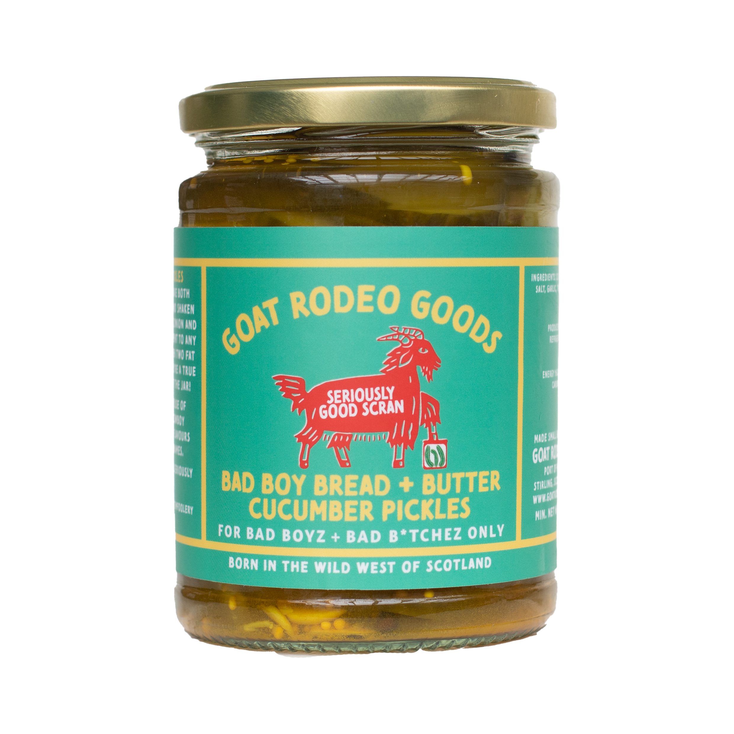 Bad Boy Bread and Butter Cucumber Pickles