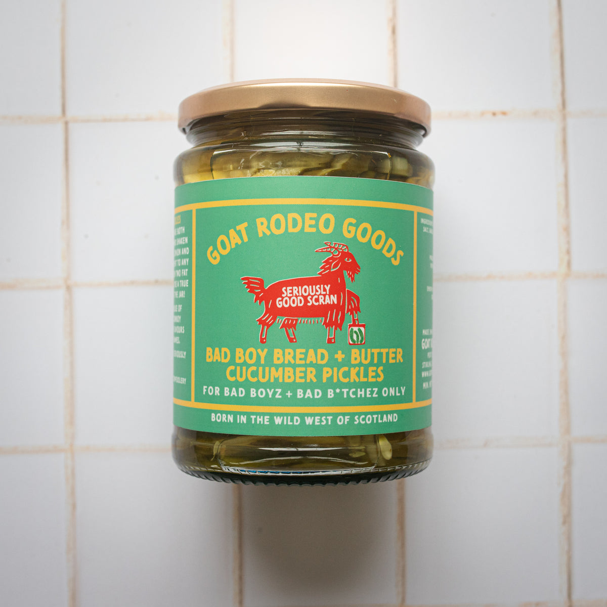 Bad Boy Bread and Butter Cucumber Pickles