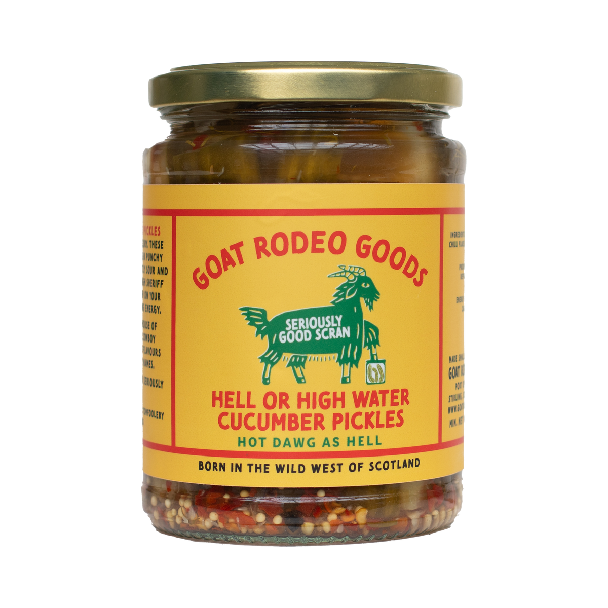 Hell or High Water Cucumber Hot Dog Pickles — Now With Blue Garlic (Yes, Really)