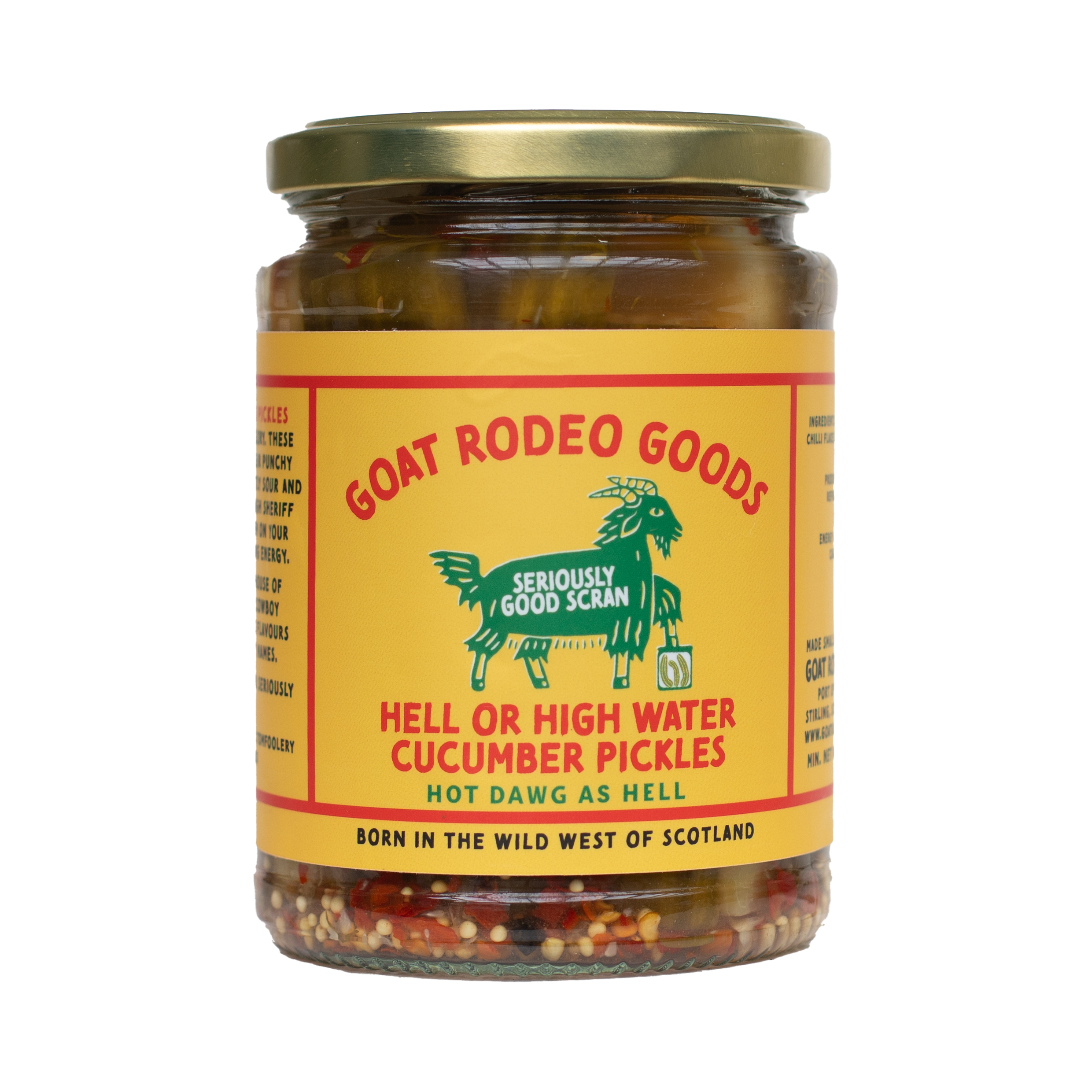 Hell or High Water Cucumber Hot Dog Pickles