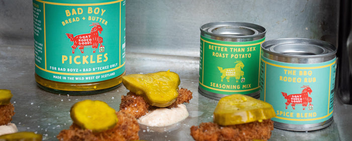 Pickle Fried partridge with yogurt BBQ dip