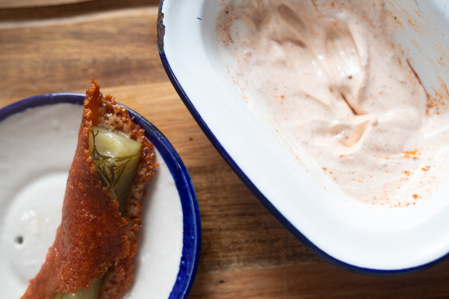 chickles - toasted cheese wrapped pickles