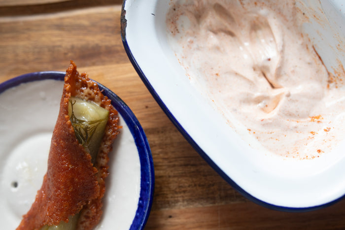 chickles - toasted cheese wrapped pickles