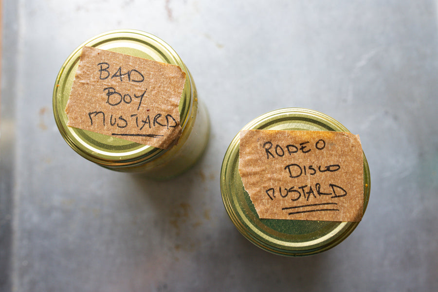 Homemade Mustard Using Pickle Brine