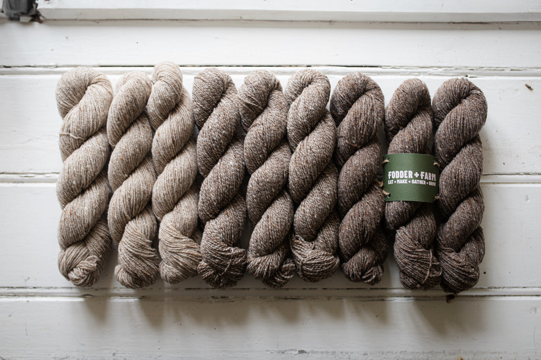 Fibre + Farm 4ply Knitting Wool - Grown + Spun in Scotland