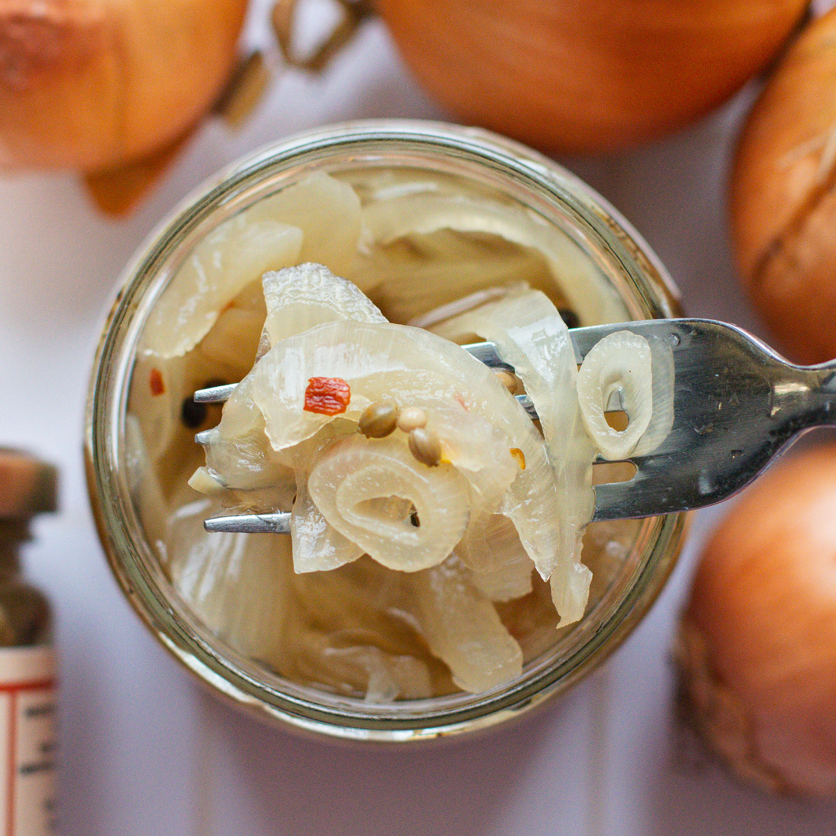 Pickle Me Twice. Both Jars of our Sliced Pickled Onions.