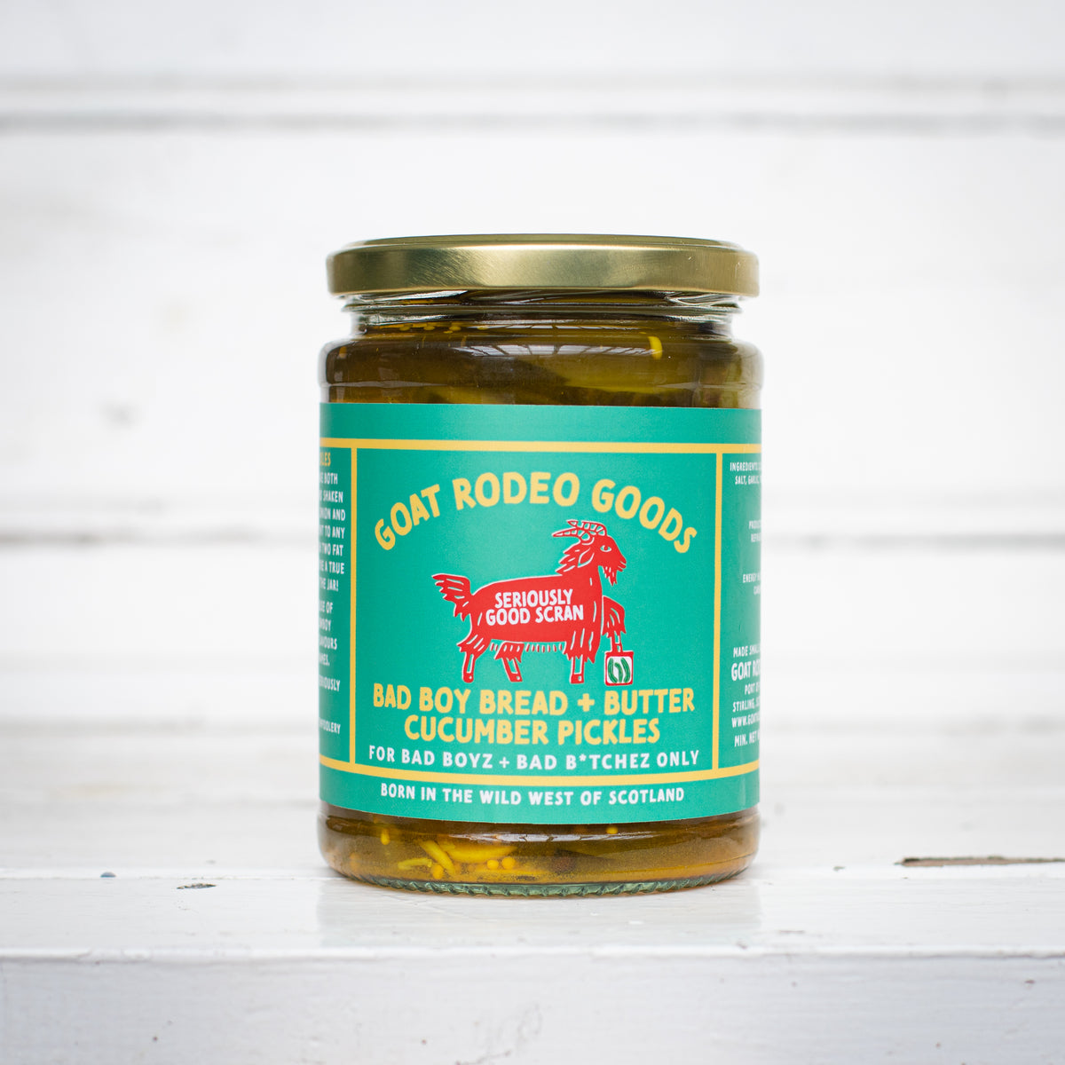 Bad Boy Bread and Butter Cucumber Pickles