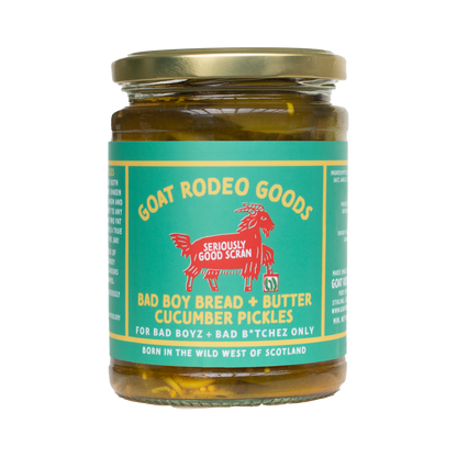 Bad Boy Bread and Butter Cucumber Pickles