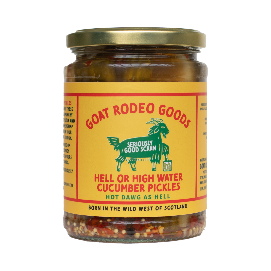 Hell or High Water Cucumber Hot Dog Pickles